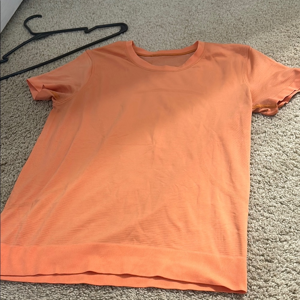 Lululemon Orange shirt